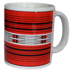 Lotha Naga men motif design printed mug
